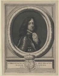 Danmarks konge Christian V.