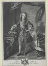 Frankrikes konge Ludvig XV