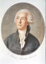 LAVOISIER Antoine-Laurent de: Portrait (akvarell)