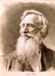 MORSE Samuel Finley Breese, amerikansk oppfinner og maler (etsing)