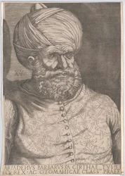 Ottomansk hersker i Alger Chaireddin Barbarossa (trykk)