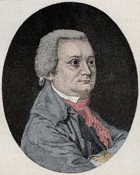Portrett av August Wilhelm Iffland, tysk skuespiller og dramatiker -