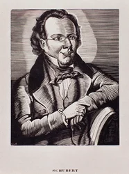 Portrett av Franz Schubert (karikatur)