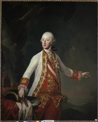 Portrett av Josef II av Habsburg (olje på lerret)