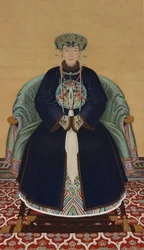 Portrett av Lady Wanyan, prins Hongmings primære kone (1705–1767)