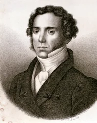 Portrett av Saverio Mercadante (radering)