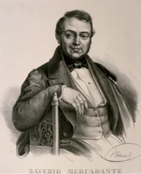 Portrett av Saverio Mercadante (etsing)