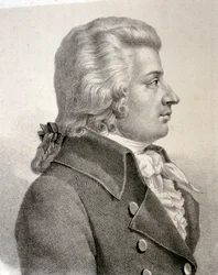 Portrett av Wolfgang Amadeus Mozart (etsing)