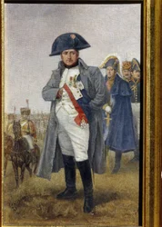 Portrett av keiser Napoleon Bonaparte (olje på lerret)
