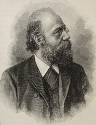 RICKERT, Heinrich (1863–1936). Tysk filosof, en av de ledende neokantianerne. Gravering.