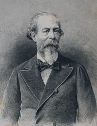ZORRILLA Y MORAL, Jose (1817–1893). Spansk romantisk poet og dramatiker. Gravering.