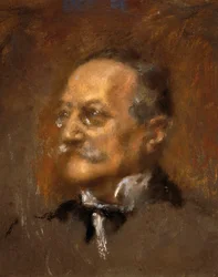 Portrett av Arrigo Boito (olje på lerret)