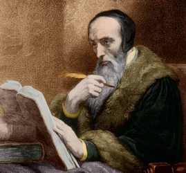 Portrett av Jean Calvin, grunnlegger av kalvinismen