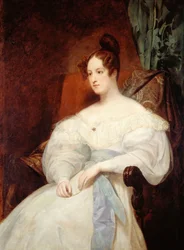 Portrett av prinsesse Louise av Orléans 1812-1850, 1833.