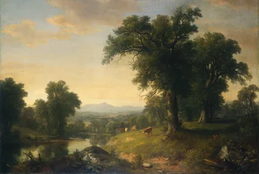 En pastoral scene, 1858.