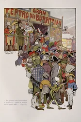 Illustrasjon fra Pinocchio