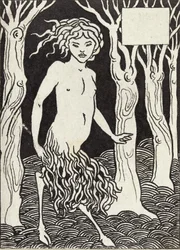En faun, 1880-tallet