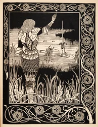 Hvordan Sir Bedivere kastet sverdet Excalibur i vannet