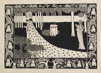 La Beale Isoud på Joãous Gard. Fra "Le morte D