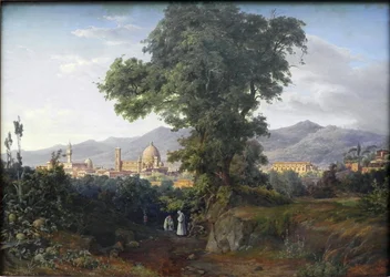 Engelsk: Utsikt over Firenze Utsikt over Firenze