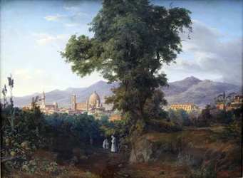 Engelsk: Utsikt over Firenze Utsikt over Firenze