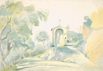Et veikapell nær Tivoli, 1835.