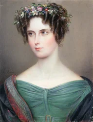 Portrett av en dame, muligens Hon. C. Barrington