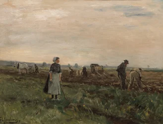 Arbeidere på åkeren (maling)