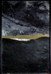 Bølge VII. Maleri av August Strindberg (1849-1912) Ec. Saksøkt.