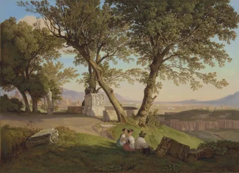 Utsikt over Roma fra Villa Mattei