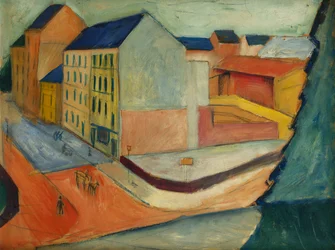 Gaten vår med ridebane, Bonn, 1913
