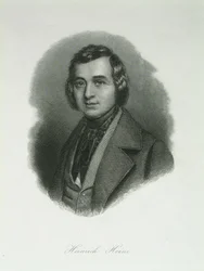 Portrett av poeten Heinrich Heine 1797-1856, 1842