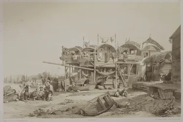 Housing for the Poor i den indre havnen i Macao, plate 13 fra 