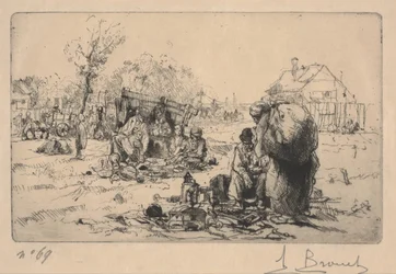 Selgere av Bric a Brac (etsing)