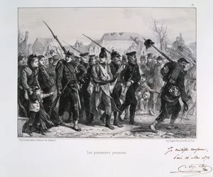 Prøyssiske fanger, fransk-prøyssisk krig, 1870 1872.
