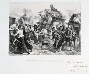 Beboere i forstedene som ankom Paris før prøysserne beleiret byen, 1870 1872