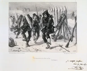 Beleiring av Paris, fransk-prøyssisk krig, 1870 1871.