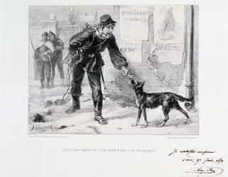 Beleiring av Paris, fransk-prøyssisk krig, 1871.