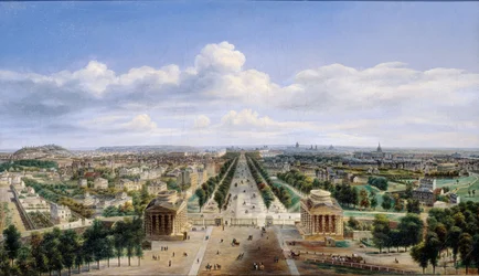Utsikt over Paris, tatt fra Arc de Triomphe de l#39;Étoile
