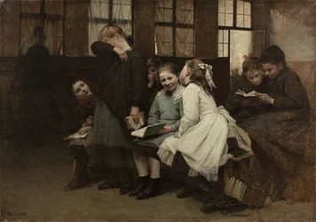 I tvang, ca. 1888 (olje på lerret)