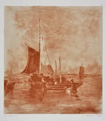 Fiskebåter (tegning)