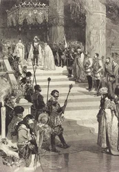 Kroningen av keiser Aleksander 3. av Russland, 27. mai 1883.