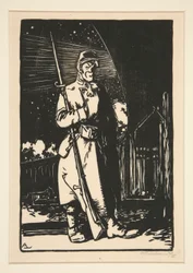 Le G. V. C. (Vaktere av kommunikasjonskanalene), fra The War of 1914, første serie, nr. 9