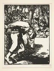 The Francs-Tireurs (Sharpshooters), fra The War of 1914, første serie, nr. 11