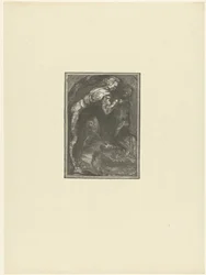 Michelangelo skulpturerer en slave Michel Ange modell l