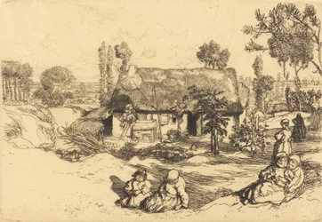 Tilfluktsrom for de fattige, Vendee Le nid de pauvres, Vendee, 1909.