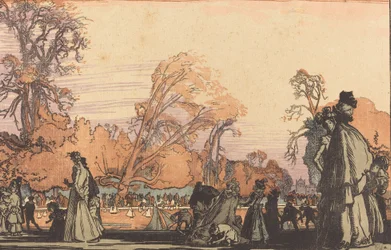 Dammen i Tuileriene, 1898.