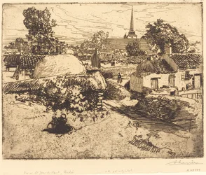 Utsikt over St.-Jean-de-Mont, Vendee