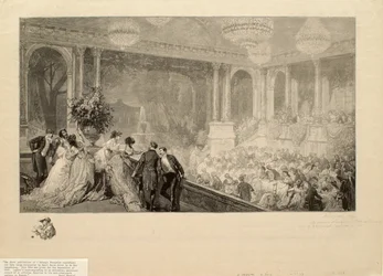 Fest i Tuileriene for utstillingen i 1867