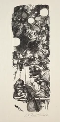 14. juli, Rue de Belleville, midnatt